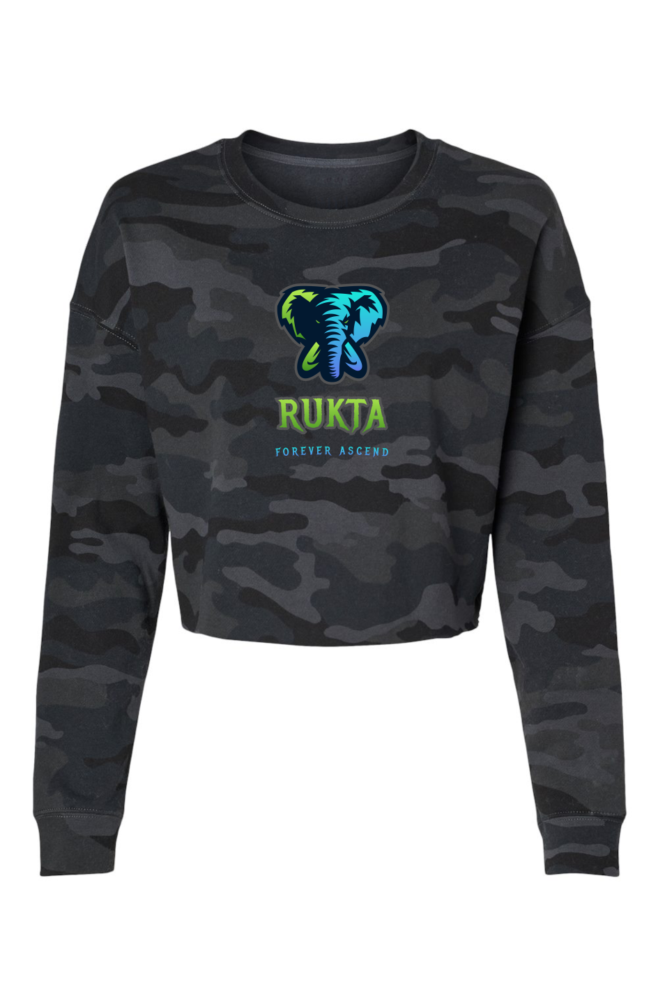 Rukta Gen I Camo Cropped Crew
