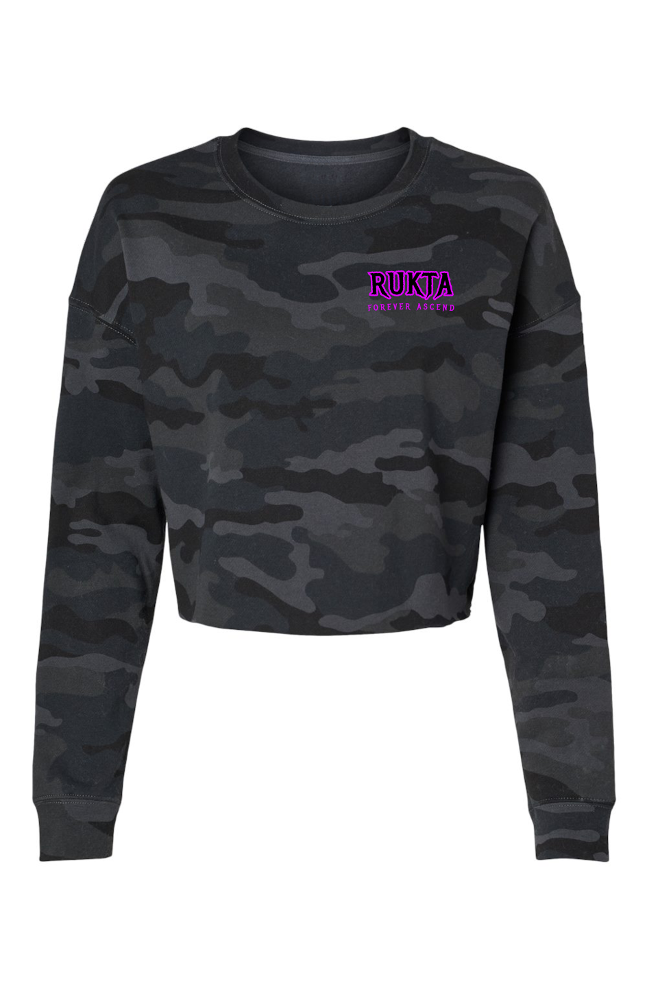 Rukta Gen IV Womans Camo Cropped Crew