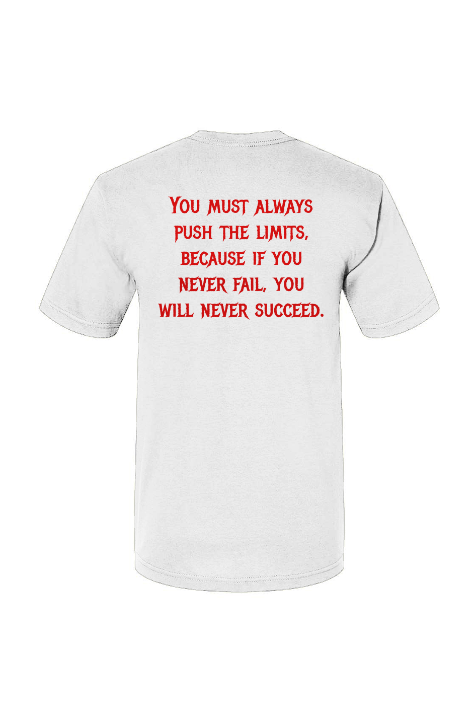 Rukta Moto Series Limits Mens T Shirt